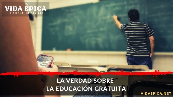 Se cree que la educación es gratuita y obligatoria, pero solo es una verdad a medias